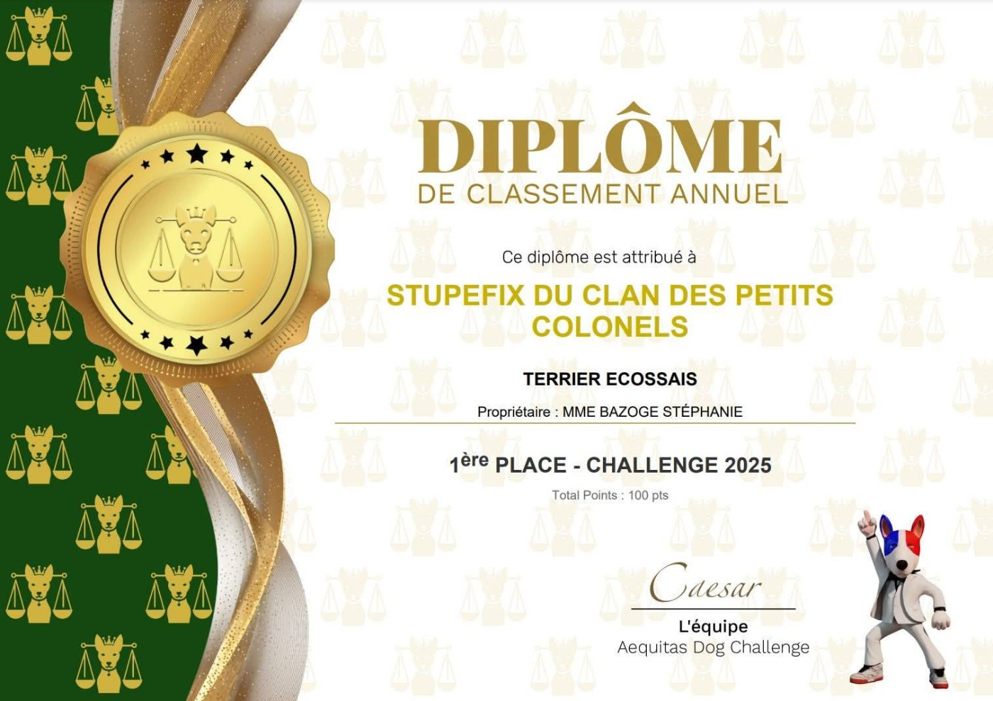 Aequitas Dog Challenge 2025